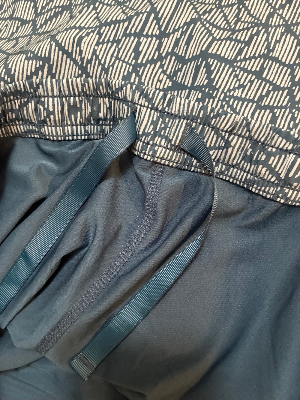 Pacific Trail Blue & White Patterned Skirt with built-in shorts underneath - Picture 3 of 6